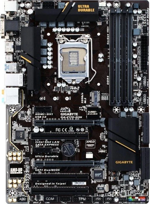 GIGABYTE GA-Z170-D3H (Intel 1151)
