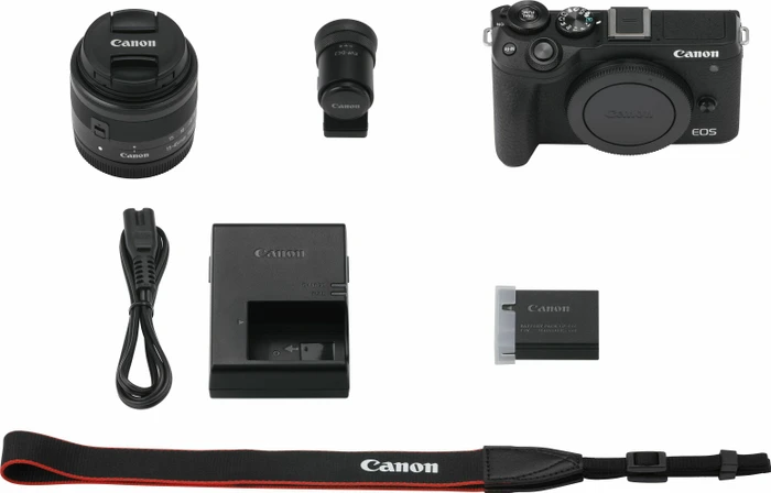 Canon EOS M6 Mark II mit Objektiv EF-M 15-45mm 3.5-6.3 IS STM