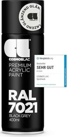 Cosmos Lac Acryllack-Spray RAL 7021 black grey glänzend, 400ml
