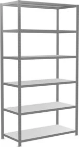 Schulte Lagertechnik Multiplus 250 Schwerlastregal 130x250x60cm verzinkt