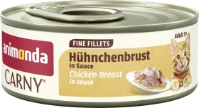 animonda Carny Adult Fine Fillets, mit Hühnchenbrust in Sauce, 720g (12x 60g)
