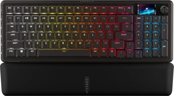 Corsair Vanguard 96 Wireless, schwarz, LEDs RGB, MLX Plasma, USB/Bluetooth, US
