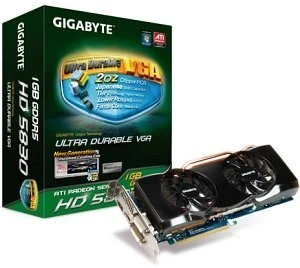 GIGABYTE Radeon HD 5830, 1GB GDDR5, 2x DVI, HDMI, DP