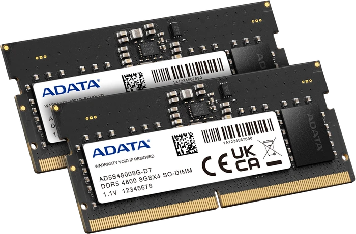 ADATA SO-DIMM 16GB Kit, DDR5-4800, CL40, X16, tray