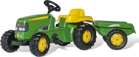 rolly toys rollyKid John Deere Trettraktor mit Anhänger grün