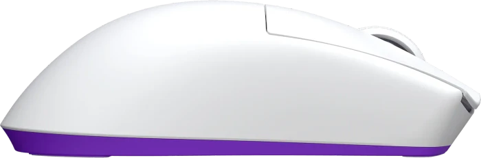 Hellyberry HM47 Wireless Gaming Mouse mit Ladestation, weiß, USB/Bluetooth