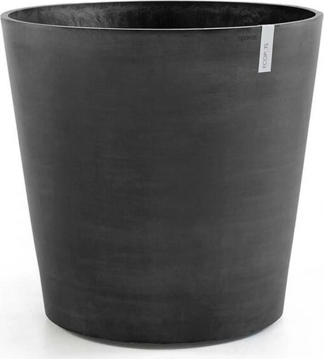 Ecopots Kunststoff-Topf Amsterdam Wheels 60cm dark grey