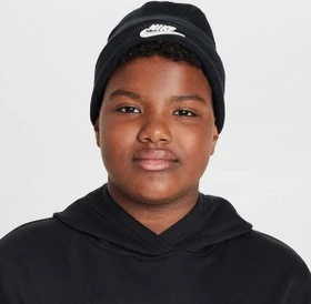 Nike Peak Beanie schwarz/weiß (Junior)