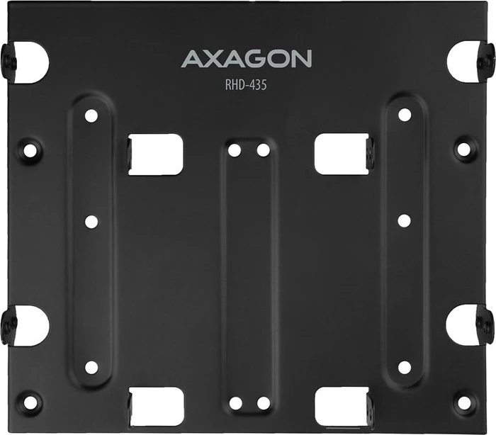 Axagon 5.25" auf 4x 2.5" Einbaurahmen, schwarz