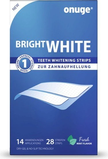 Onuge Bright White Bleachingstreifen, 28 Stück