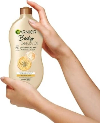 Garnier Body Oil Beauty Nährende Öl-Milch, 400ml