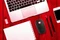 Modecom MC-WRM113 schwarz/rot, USB Vorschaubild