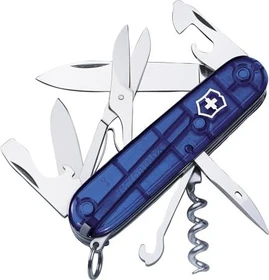 Victorinox Climber Taschenmesser blau transparent