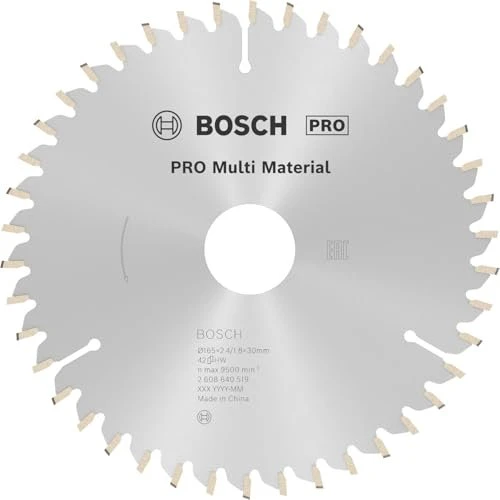 Bosch Professional Multi Material Kreissägeblatt 42Z, 165x2.4x30mm, 1 Stück