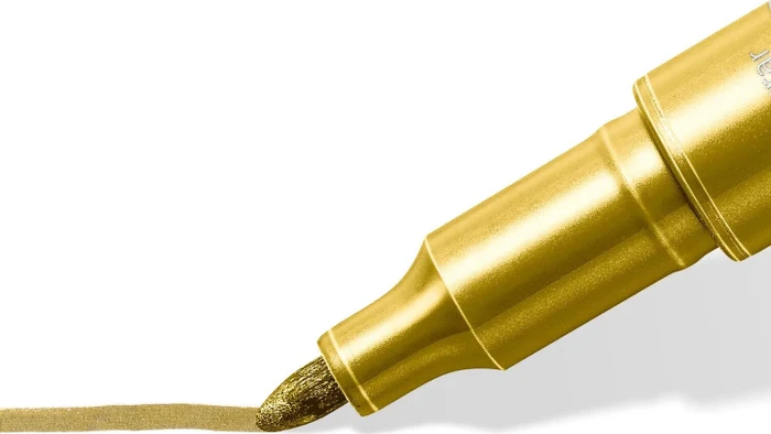 Staedtler metallic pen 8323 gold/silber