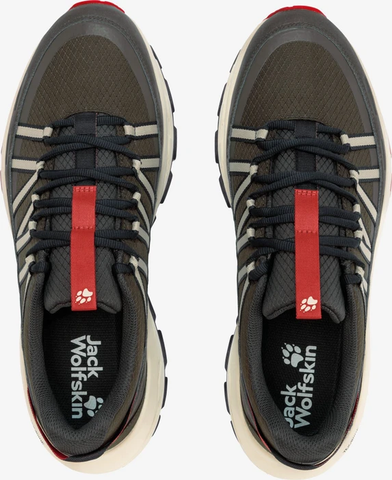Jack Wolfskin Wild Hike Texapore Low obsidian moss (Herren)