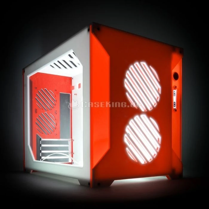 Parvum Systems S2.0 weiß/rot, Acrylfenster
