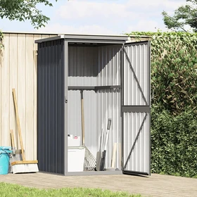 vidaXL Metall Gerätehaus 88x89cm anthrazit