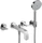 Hansgrohe Axor Uno Waschbeckenarmatur 250 mit Bügelgriff für Waschschüsseln und Ablaufgarnitur brushed nickel (38034820)