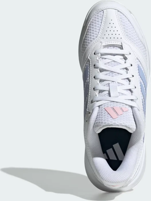 adidas Ligra 8 Indoor Handball cloud white/violet tone/clear pink (Damen)