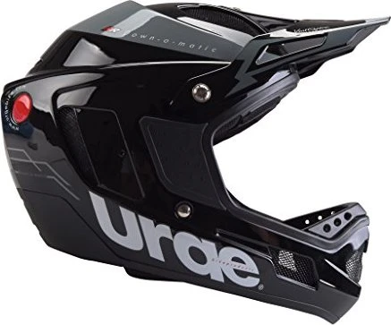 Urge Down-O-Matic RR Fullface-Helm schwarz/silber/weiß
