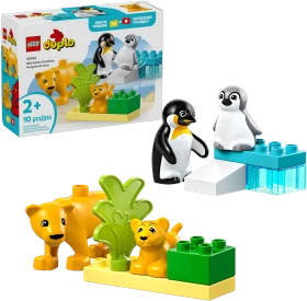 LEGO DUPLO - Wildtier-Familien: Pinguine und Löwen