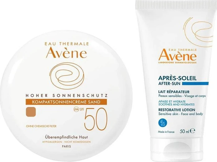 Pierre Fabre Avène Mineralische Kompakt Sonnencreme Sand LSF50+, 10g