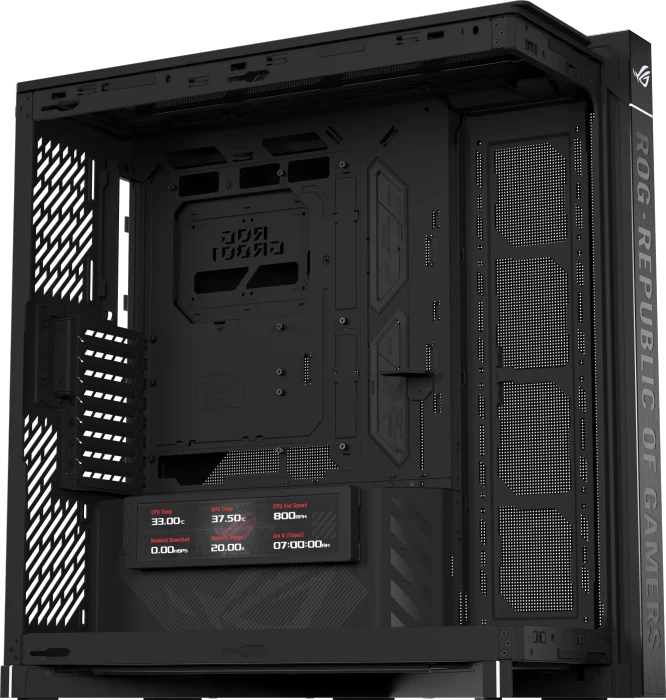 ASUS ROG Cronox Black, Glasfenster