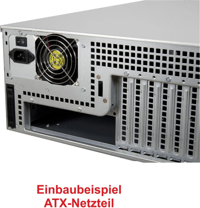 Inter-Tech IPC 4U-4408L, schwarz, 4HE, ATX