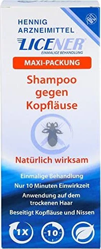 Hennig Licener Shampoo gegen Kopfläuse Maxi-Packung, 200ml