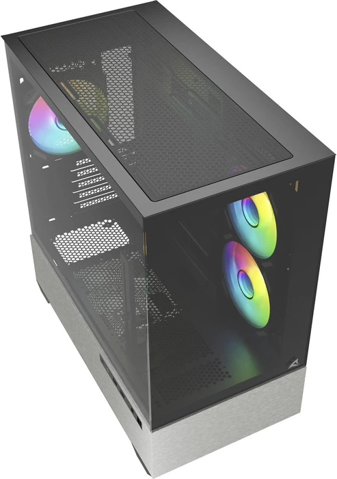 Sharkoon MK7 ARGB Black, Glasfenster