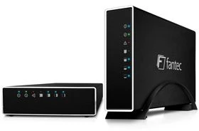Fantec CL-35B1, 1x RJ-45 1000Base-T, 1x USB-A 3.0