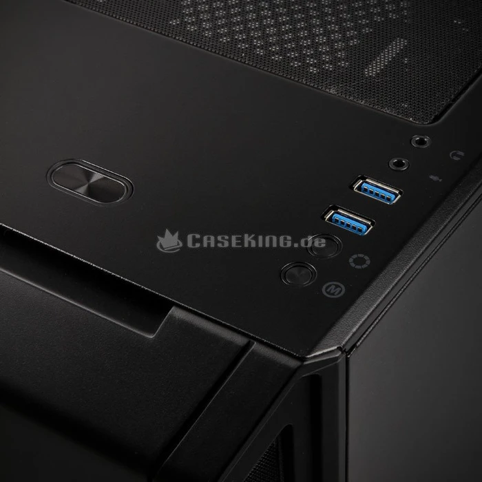 Phanteks Eclipse P350X schwarz, Glasfenster