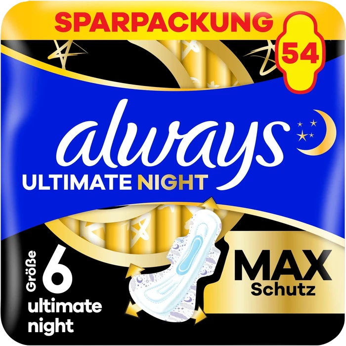 Always Ultimate Night Max Protection Größe 6