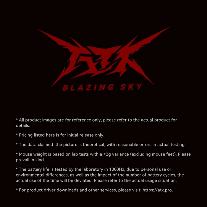 ATK Blazing Sky F1 Extreme 8K Wireless, weiß, USB