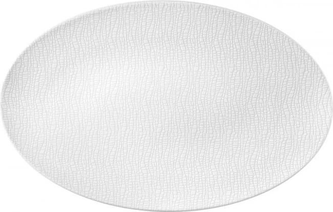 Seltmann Weiden Life Fashion luxury 25676 Servierplatte oval 40x26cm white