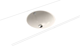 Kaldewei Classic 3182 Unterbauwaschtisch Ø42cm, Perl-Effekt, pergamon