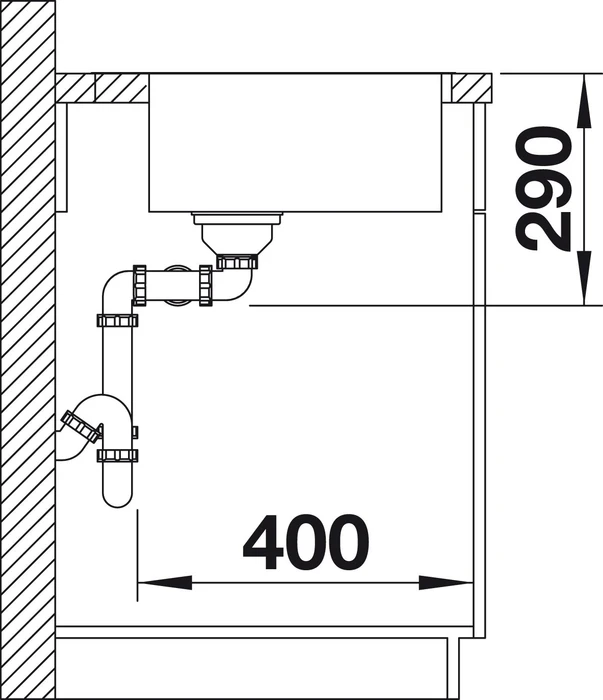 Blanco Andano 340/340-IF/A InFino Einbau Doppelspüle mit Ablauffernbedienung edelstahl