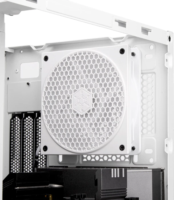 SilverStone FF121W, Lüftergitter mit Staubfilter 120mm, weiß