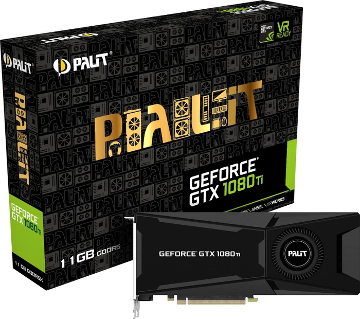 Palit GeForce GTX 1080 Ti Blower, 11GB GDDR5X, HDMI, 3x DP