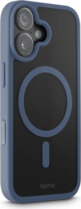 Hama Handyhülle Frame Protect magnetisch für Apple iPhone 17 transparent/blau