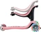 Globber Go Up Sporty Lights Kickboard pale pink Vorschaubild