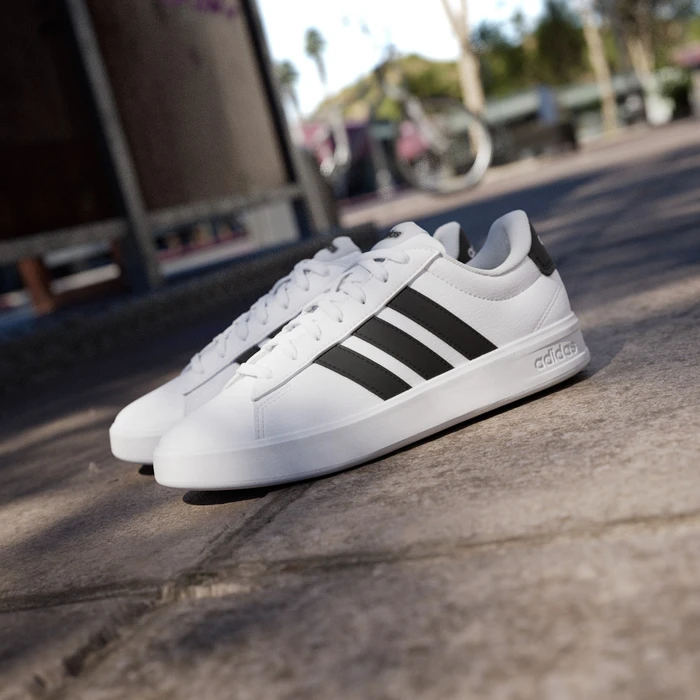 adidas Grand Court 3.0 cloud white/core black (Damen)