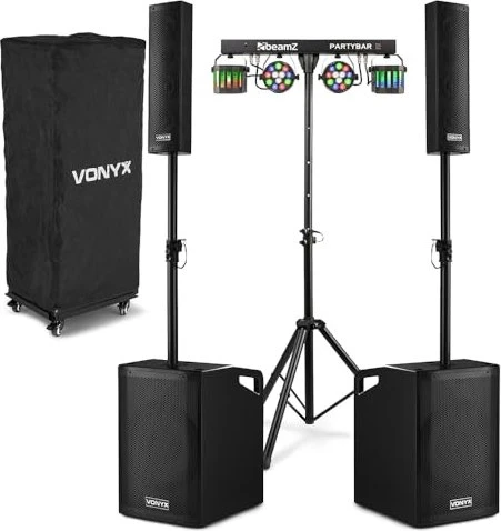 Vonyx VX1050BT 2.2 Aktiv-Lautsprecher-Set