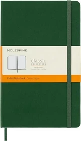 Moleskine Klassik Notizbuch, 130x210mm, liniert, fester Einband Large, myrtengrün, 240 Blatt