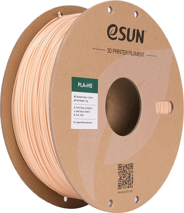 eSUN PLA+HS, beige, Spule, 1.75mm, 1.00kg