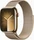 Apple Watch Series 9 45mm Edelstahl gold mit Milanaise\u002dArmband gold (MRMU3QF)