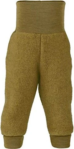Engel Fleece Hose lang safran melange (Junior)
