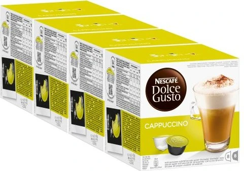Nestlé Nescafe Dolce Gusto Cappuccino Kaffeekapseln, 32 Stück (4x 8 Stück)