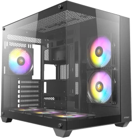 Antec CX800 RGB ELITE, schwarz, Glasfenster